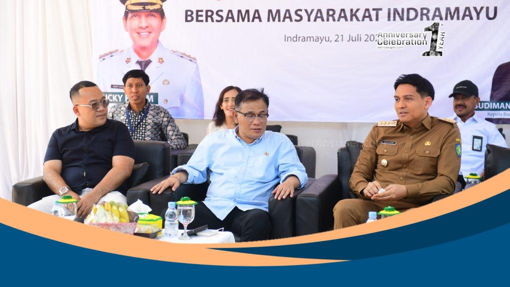 Bupati Lucky: Sinergi Kunci Utama Atasi Kemiskinan di Indramayu Kepala BP TASKIN RI Budiman Sudjatmiko bersama Bupati Lucky Hakim menghadiri kegiatan pengentasan kemiskinan di Indramayu.
