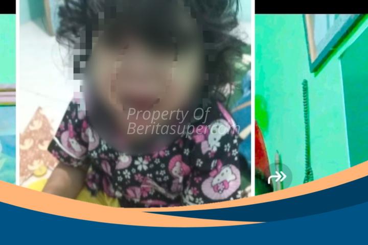 Seorang anak kecil menangis histeris karena lapar dan tidak mendapatkan susu