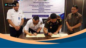Penandatanganan kerjasama KAI Daop 3 Cirebon dengan Kejari Subang terkait penanganan hukum