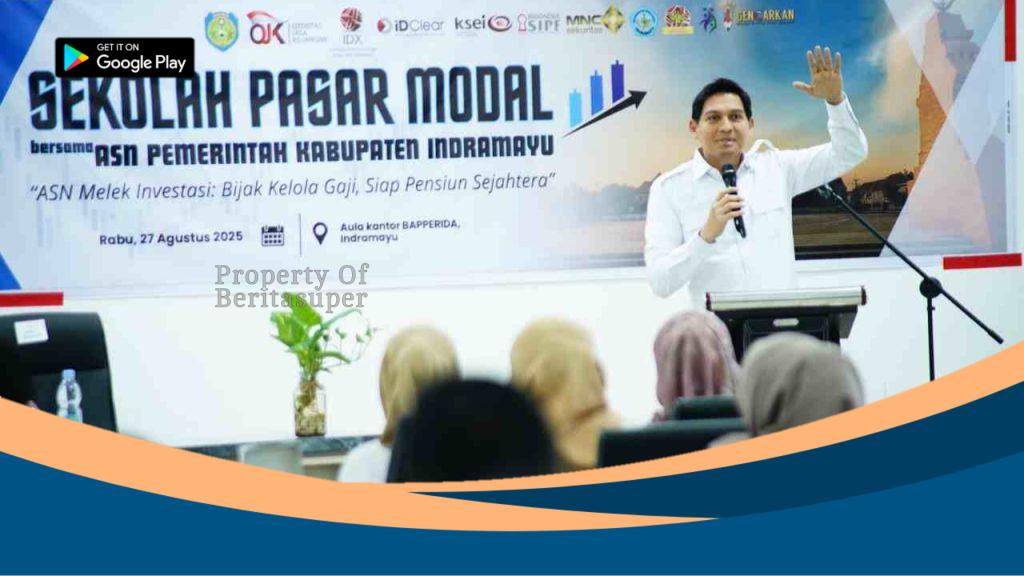Bupati Indramayu Lucky Hakim membuka Sekolah Pasar Modal untuk ASN