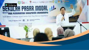 Bupati Indramayu Lucky Hakim membuka Sekolah Pasar Modal untuk ASN