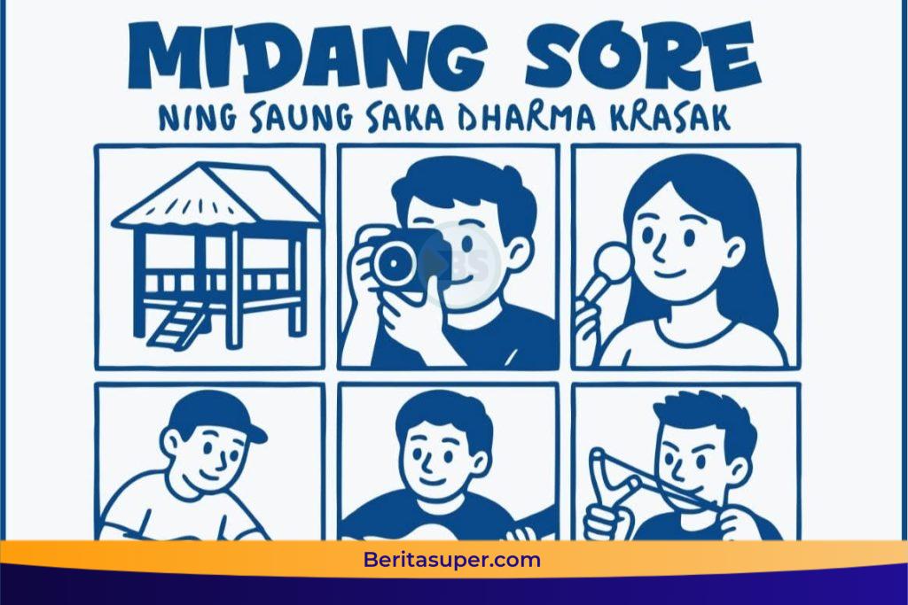 Pemuda Desa Krasak Gelar Midang Sore, Kuwu Arif: Bukti Kreativitas Lokal Midang Sore Desa Krasak Meriah, Kuwu Arif Apresiasi Kreativitas Pemuda