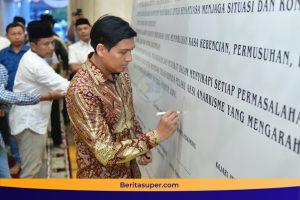 Bupati Indramayu Lucky Hakim bersama Forkopimda