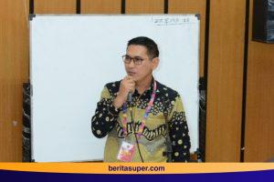 Ayi Jaja Jamaludin saat memberikan sambutan setelah terpilih menjadi Ketua Pengprov Budokai Jabar dalam Musprov di Bandung.