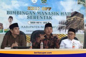 “Acara Kick Off Bimbingan Manasik Haji Serentak FK KBIH Indramayu di PLHUT Kemenag Indramayu”