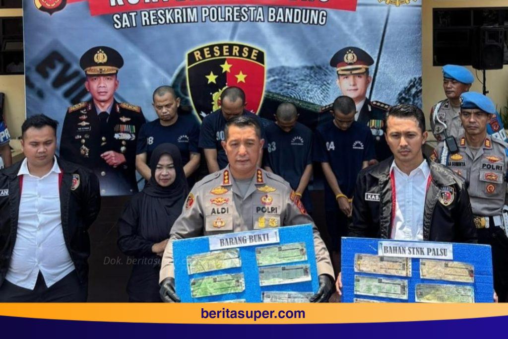 Konferensi pers Polresta Bandung