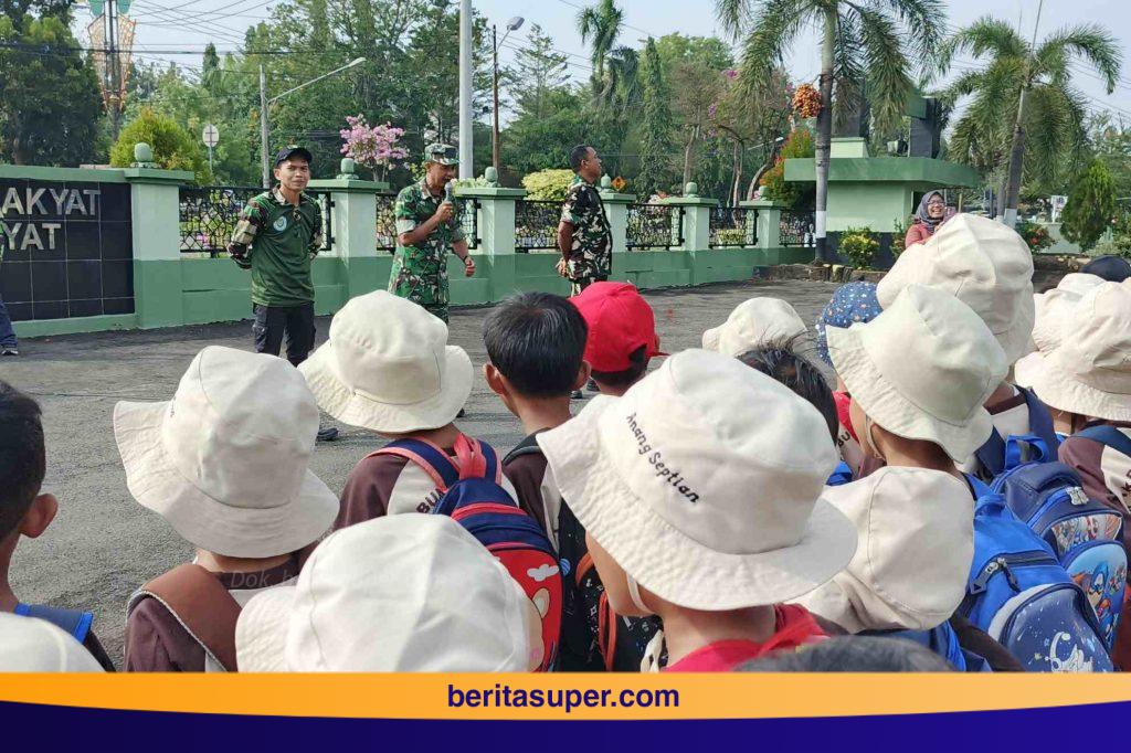 Kodim 0616/Indramayu dan TK Bunga Rangga menanamkan nilai disiplin