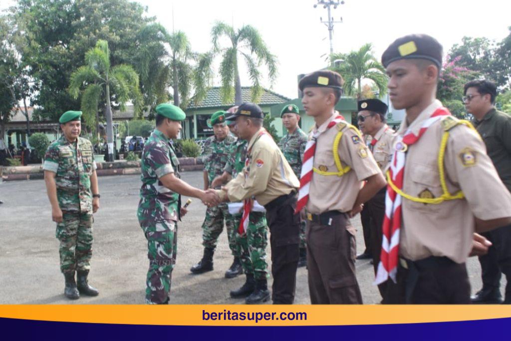 Dandim Indramayu Lepas 20 Siswa Ikuti Persami Korps Kadet Republik Indonesia