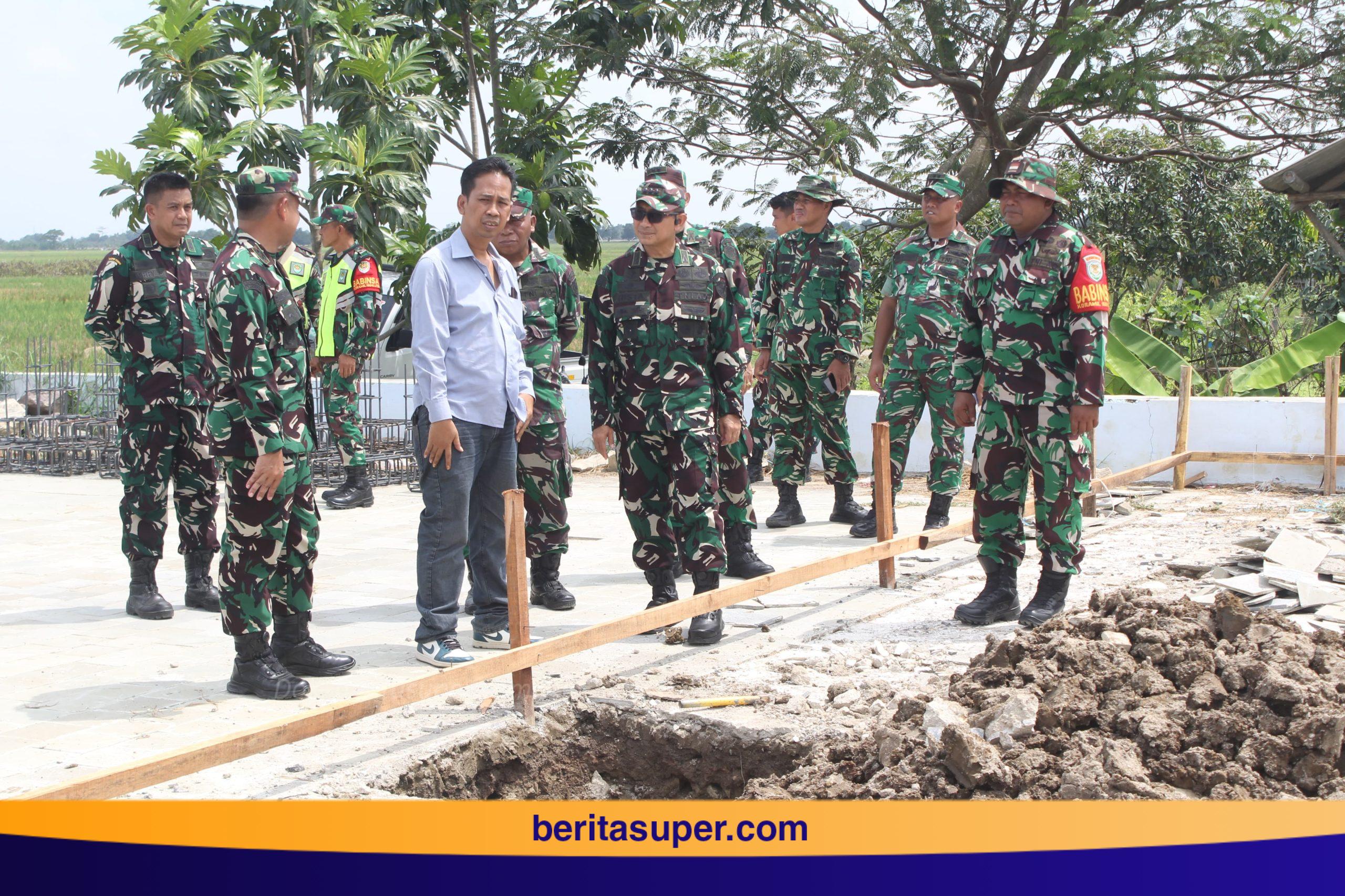Danrem 063/SGJ Tinjau Langsung Progres di Indramayu dan Cirebon. Jum'at (7/11).