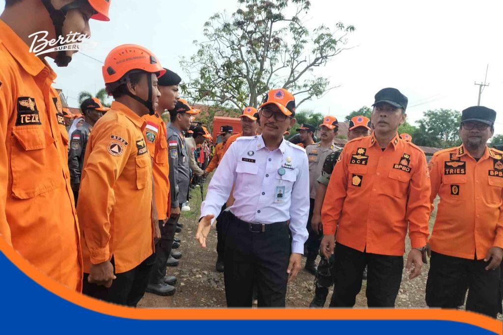 Apel Siaga Bencana dan Gladi Simulasi Tanggap Darurat Tahun 2025 di BPBD Indramayu