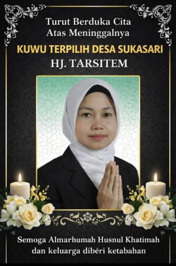 Penghormatan bagi almarhumah Hj. Tarsitem.