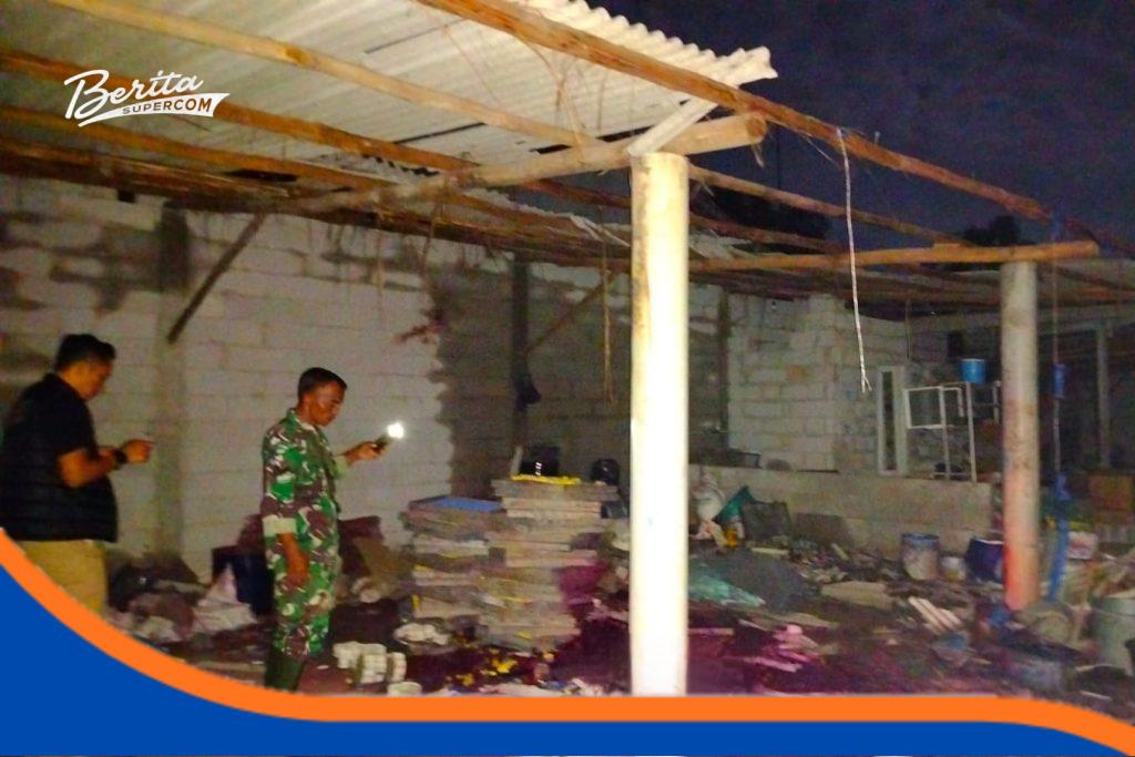 Ledakan diduga home industri petasan di Desa Lohbener Lor