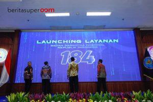 Kepala BNN RI Suyudi Ario Seto meresmikan Layanan Call Center 184 di Gedung Tan Satrisna BNN Jakarta Timur