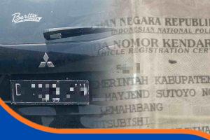Foto Perbedaan data antara STNK dan kendaraan