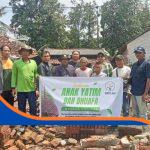 Perkumpulan Wartawan GEPLAK, Salurkan Bantuan Kakek Tamas, Kecamatan Arahan Indramayu