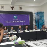 Uji publik Dana Jurnalisme Dewan Pers di Jakarta yang dihadiri organisasi pers dan akademisi