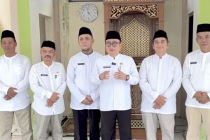 Kepala Kantor Kemenag Indramayu Dr. H. Aghuts Muhaimin mendukung program Masjid Ramah Pemudik untuk memberikan kenyamanan bagi pemudik saat mudik 2026.