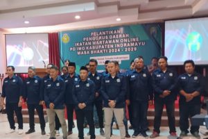 Seluruh anggota Ikatan Wartawan Online (IWO) Kabupaten Indramayu