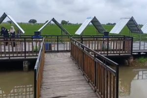 Saung estetik embung jangkar