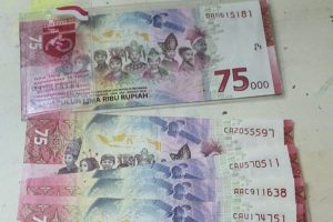 Uang pecahan Rp75 ribu edisi Hari Kemerdekaan ke-75 Republik Indonesia
