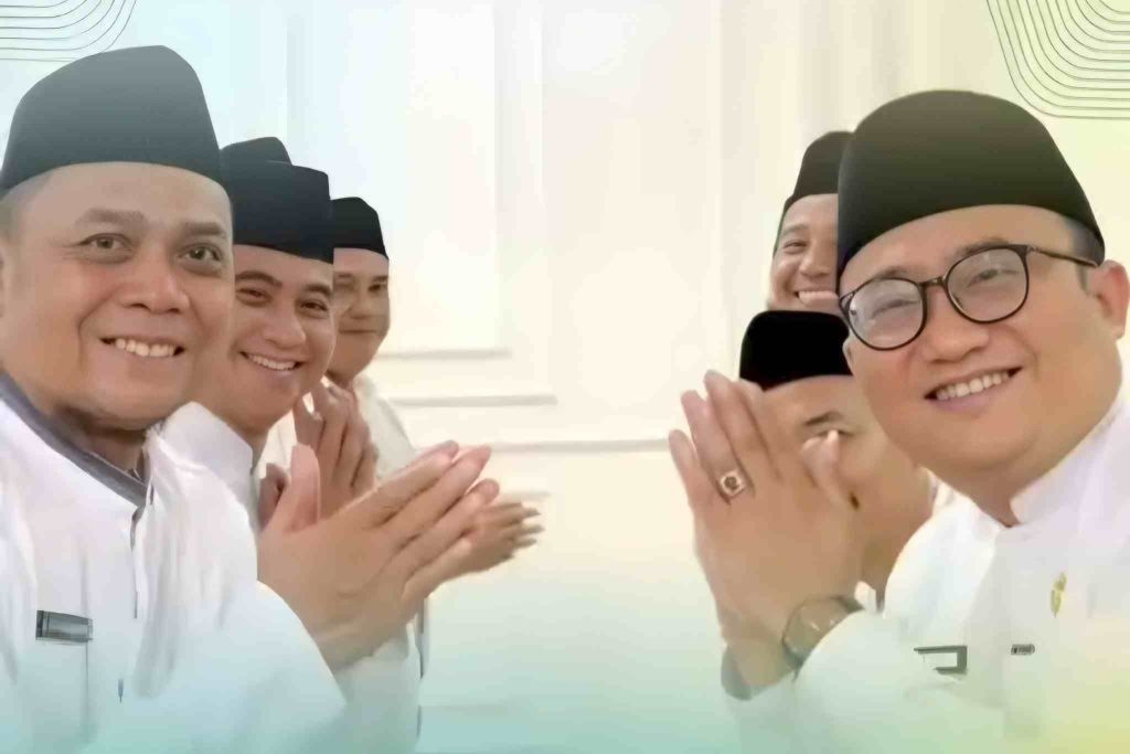 Pejabat Kemenag Indramayu menyampaikan pesan Idul Fitri 1447 Hijriyah tentang kesucian hati dan pentingnya saling memaafkan