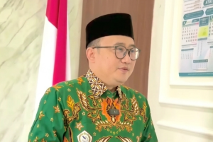 H. Aghuts Muhaimin Kepala Kemenag Indramayu ucapan Milad FKDT ke-14