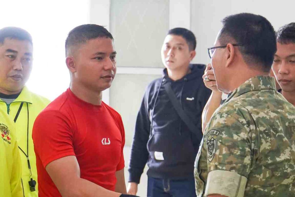 Kunjungan Lendeng N’d Gank ke Sasana Tinju Siliwangi bersama Pangdam III Siliwangi dan Chris John