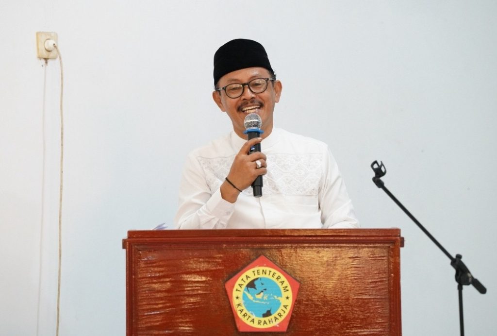 Wakil Bupati Syaefudin menghadiri kegiatan Halalbihalal PWRI dan LLI di Indramayu