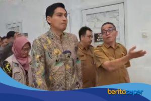 Bupati Lucky Hakim saat kunjungan ke RSUD Indramayu membahas program KJSU dan layanan kesehatan