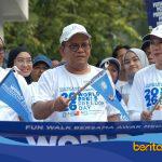 Dewan Pers menggelar fun walk Hari Kebebasan Pers Dunia 2026 di Jakarta