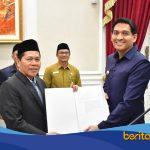 Pelantikan Ahmad Syadali sebagai Pj Sekda Indramayu oleh Bupati Lucky Hakim di Pendopo Indramayu
